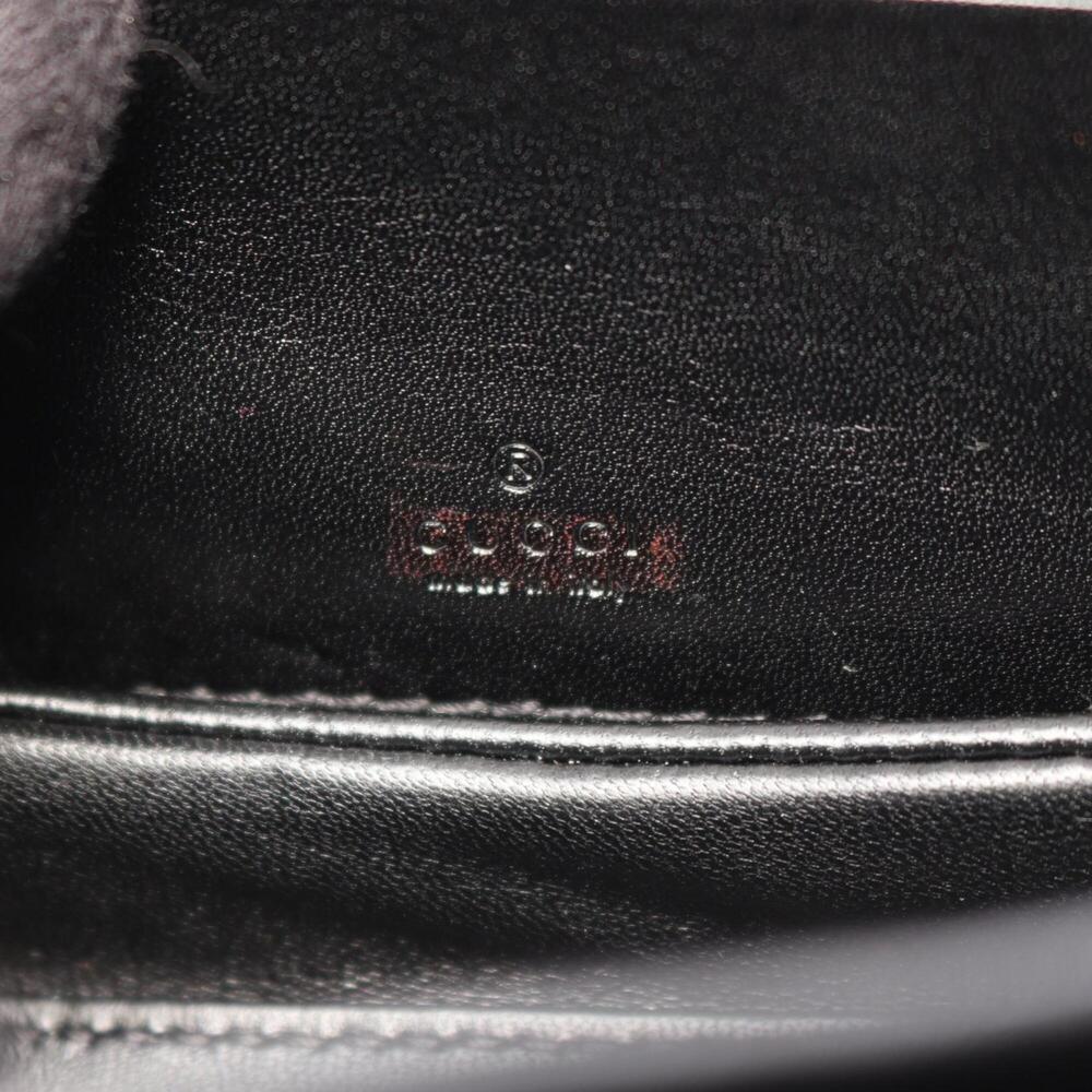 Gucci 2-Way Handbag, Leather, Women's, Black, 827738 - Picture 4 of 9